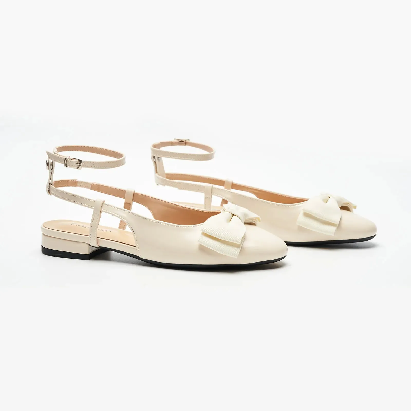 Ankle Strap Bow Slingback Mary Jane (Anita)-social