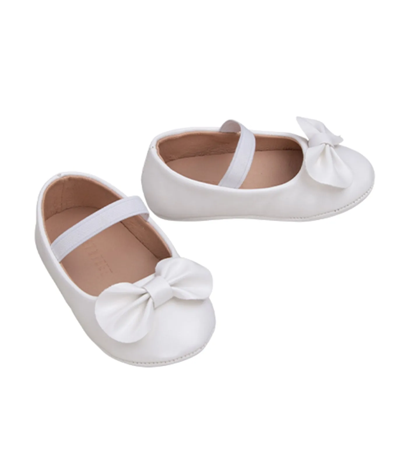 Bee 2 Mary Janes for Toddler Girls - White