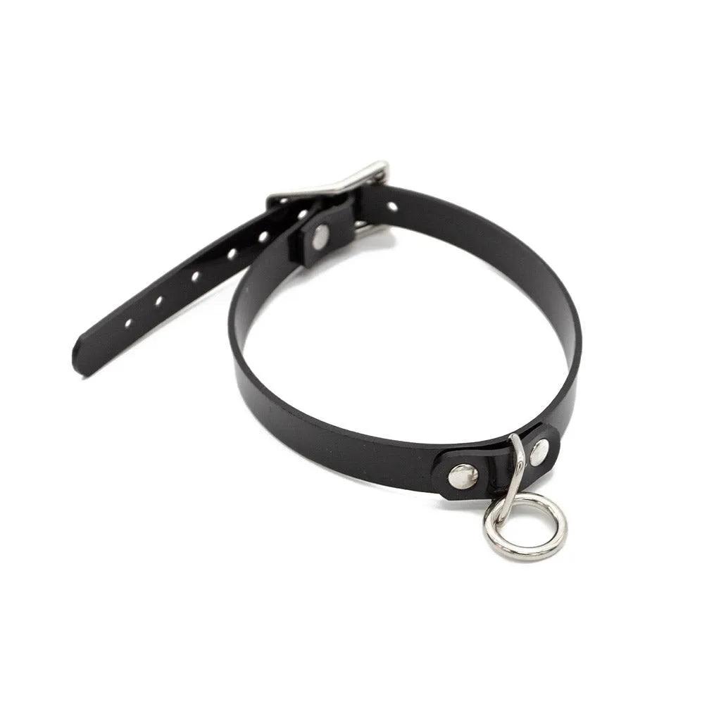 Black PVC Choker With O-Ring