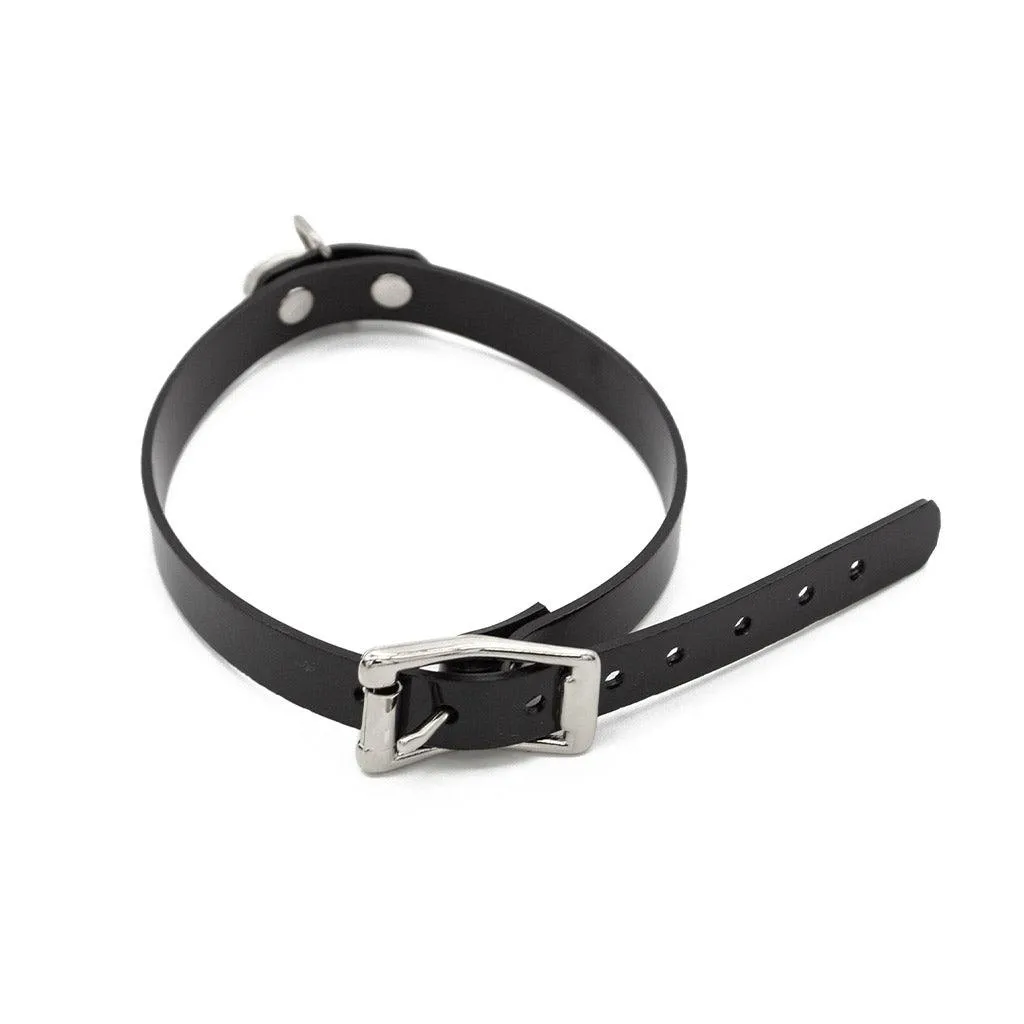 Black PVC Choker With O-Ring