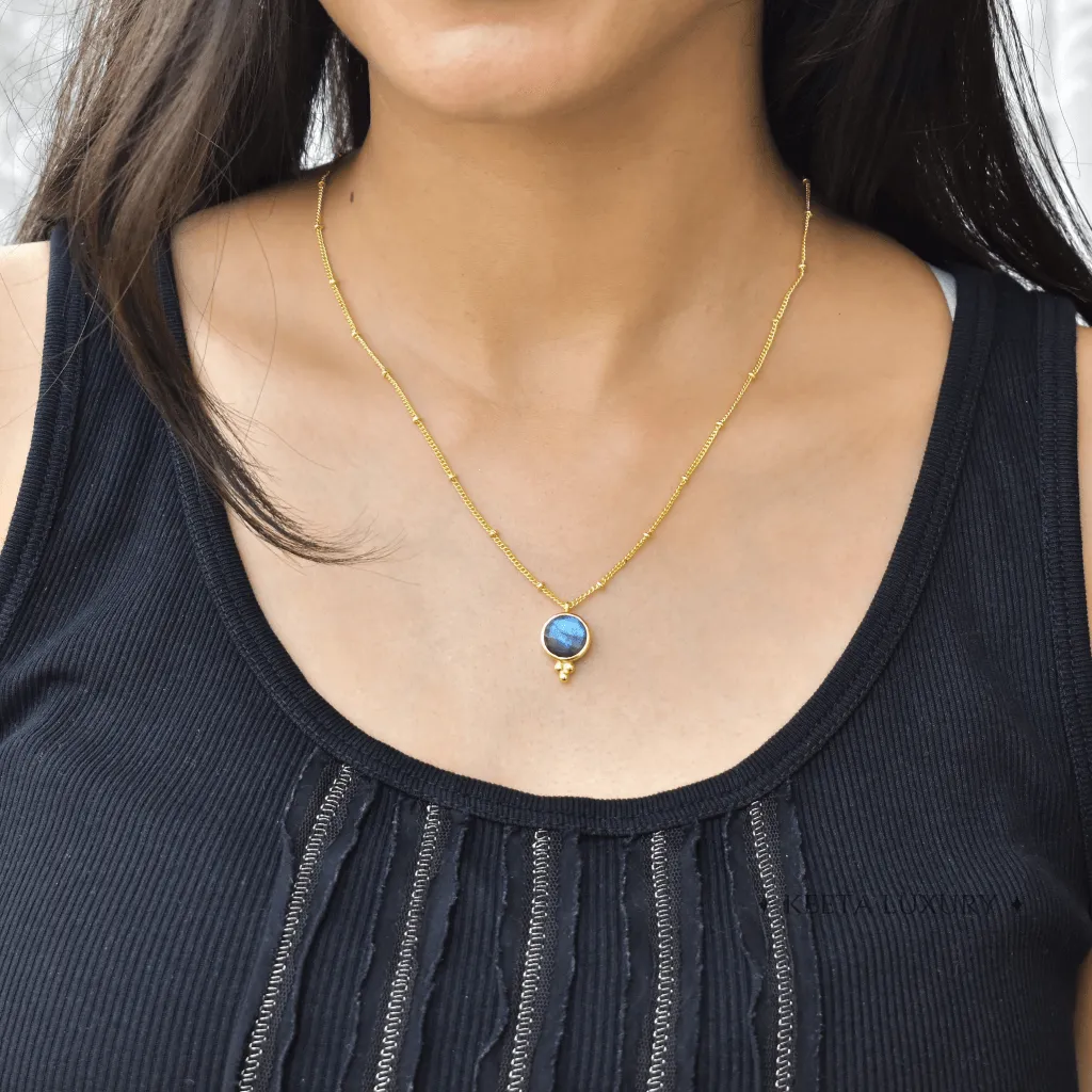 Bohemian Trove- Labradorite Necklace