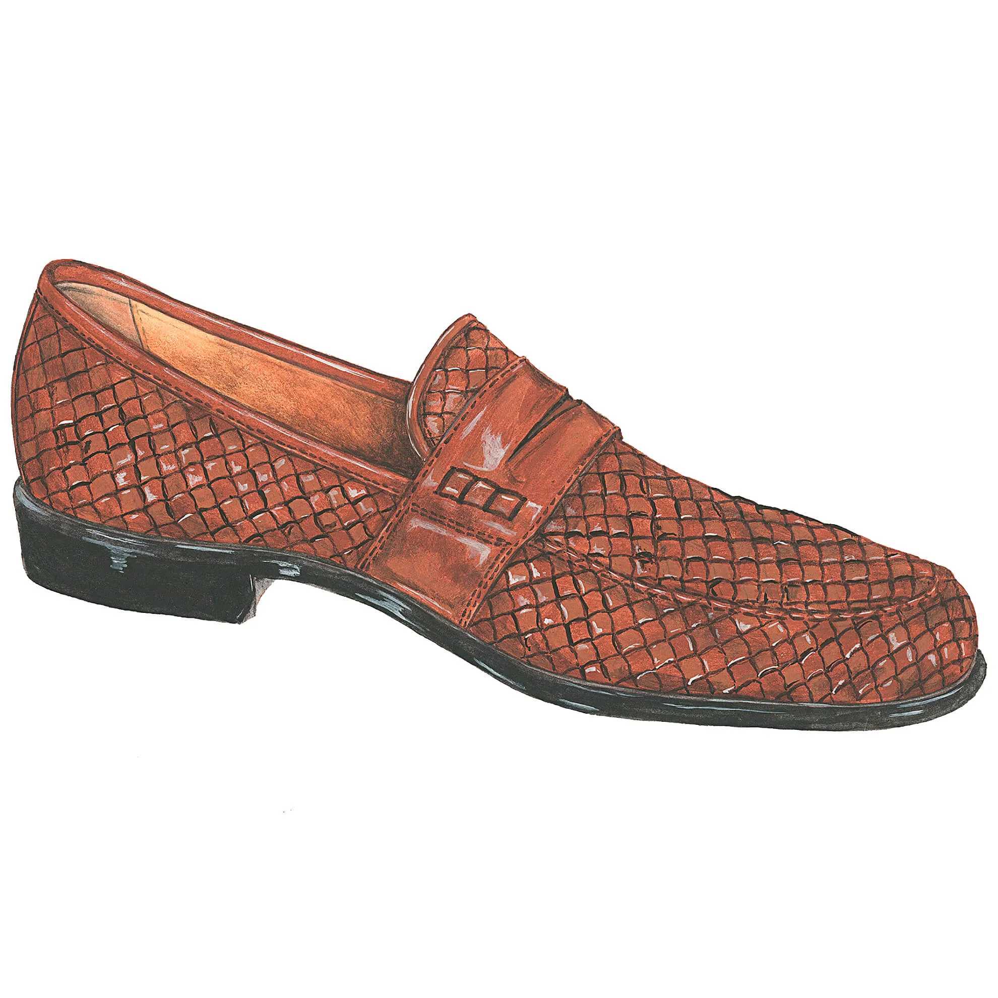 Carlo's Italian Woven Loafers