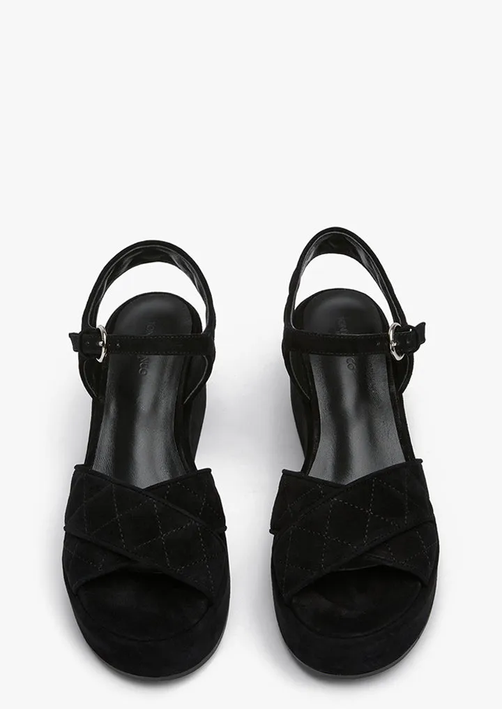 Carmen Black Suede