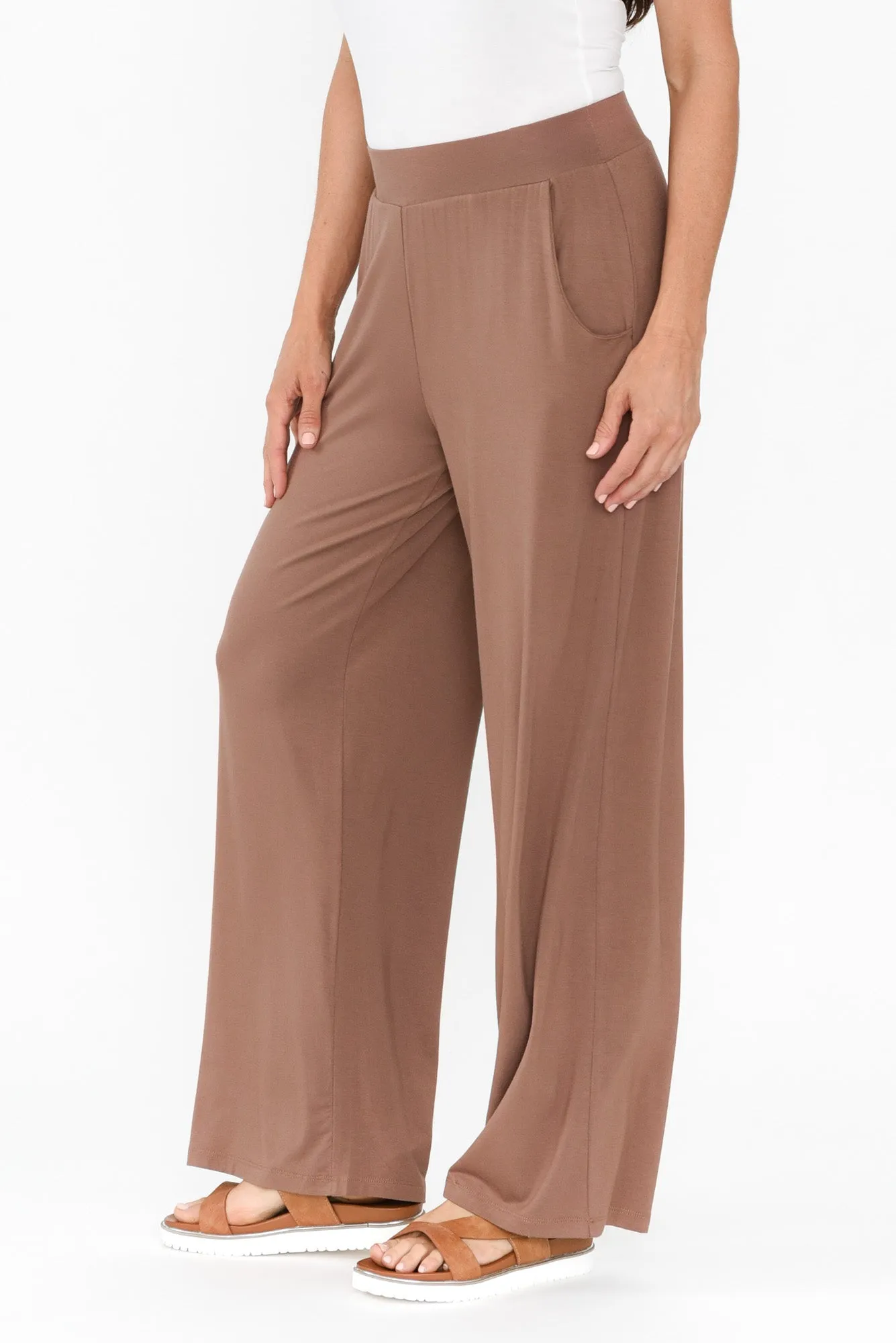 Cedric Chocolate Bamboo Pocket Pants