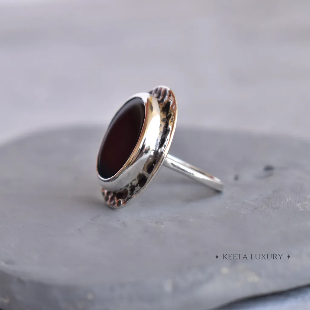 Coin Treasury - Black Onyx Ring