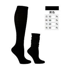 Color mid tube trendy pile socks AE4140