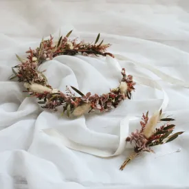 Everlasting Flower Crown EARTH TONES