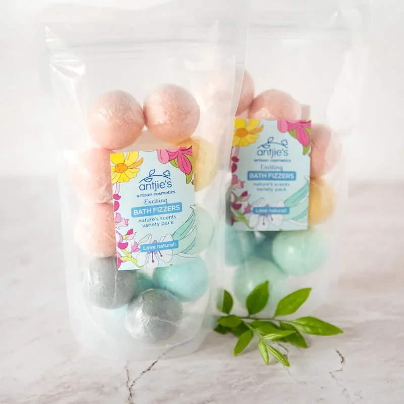 Exciting Bath Fizzers Variety Pack – 12 Fizzers