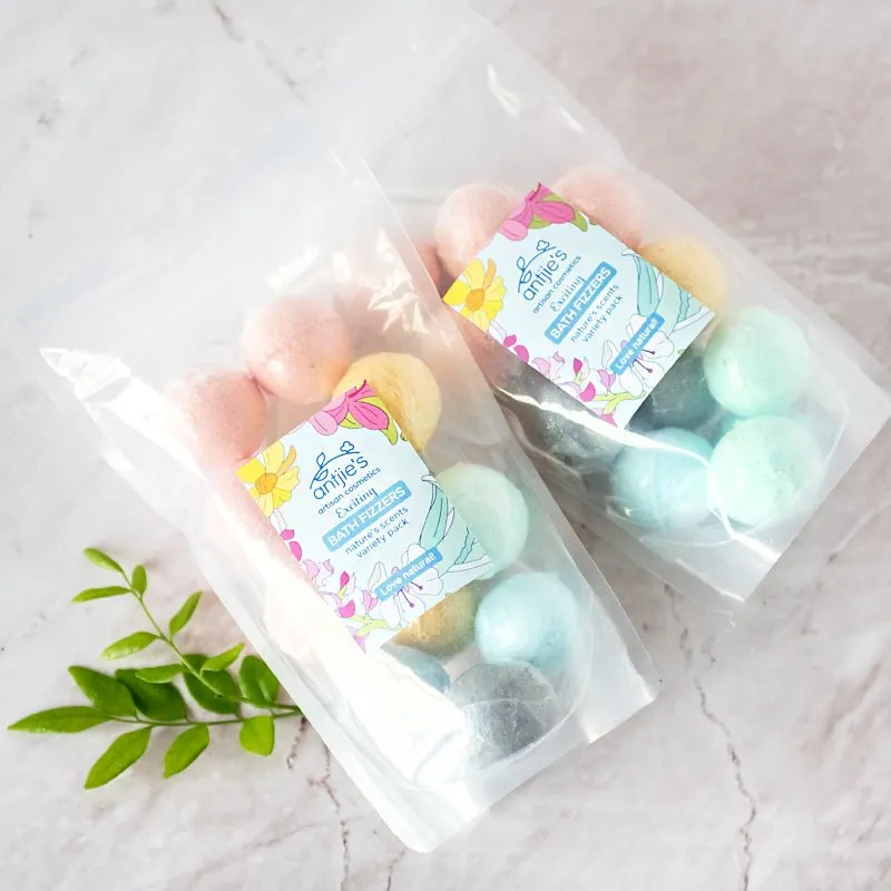 Exciting Bath Fizzers Variety Pack – 12 Fizzers