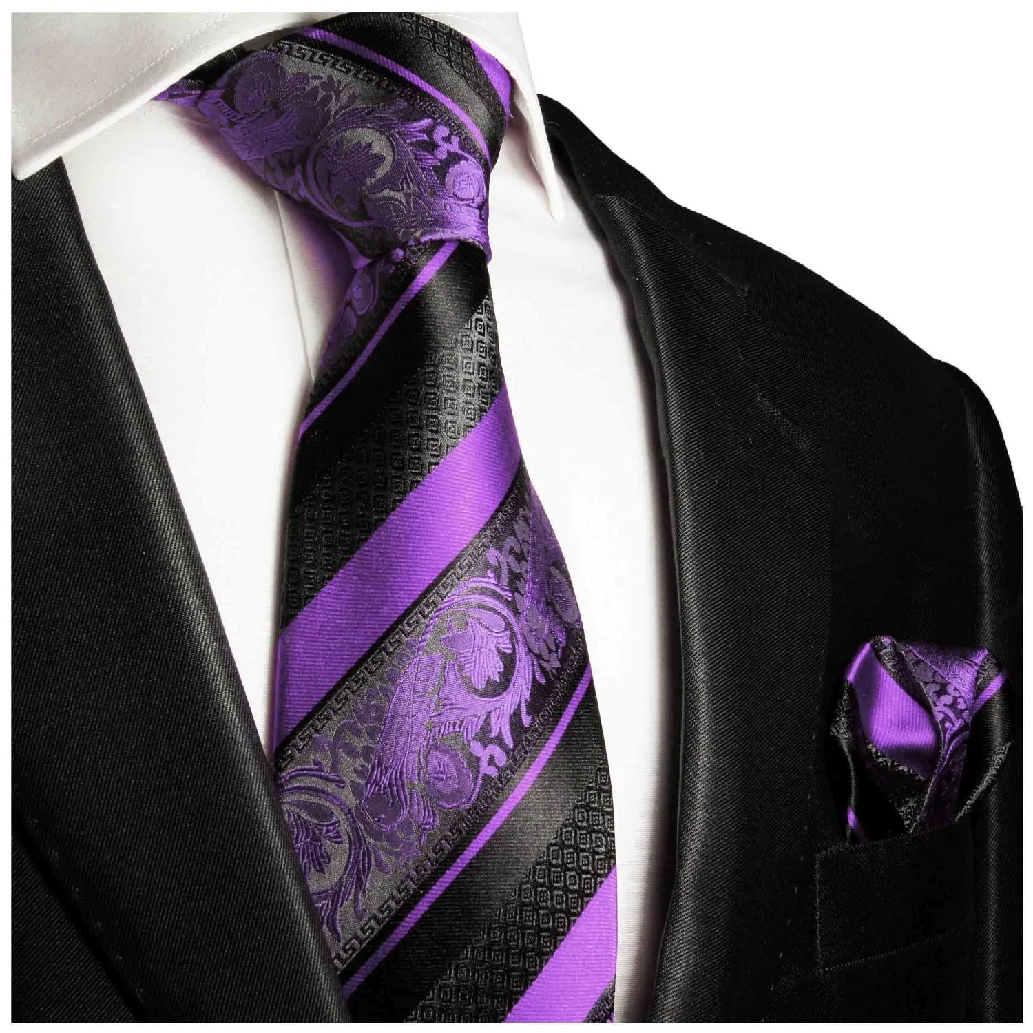 Exciting Silk Necktie Set by Paul Malone