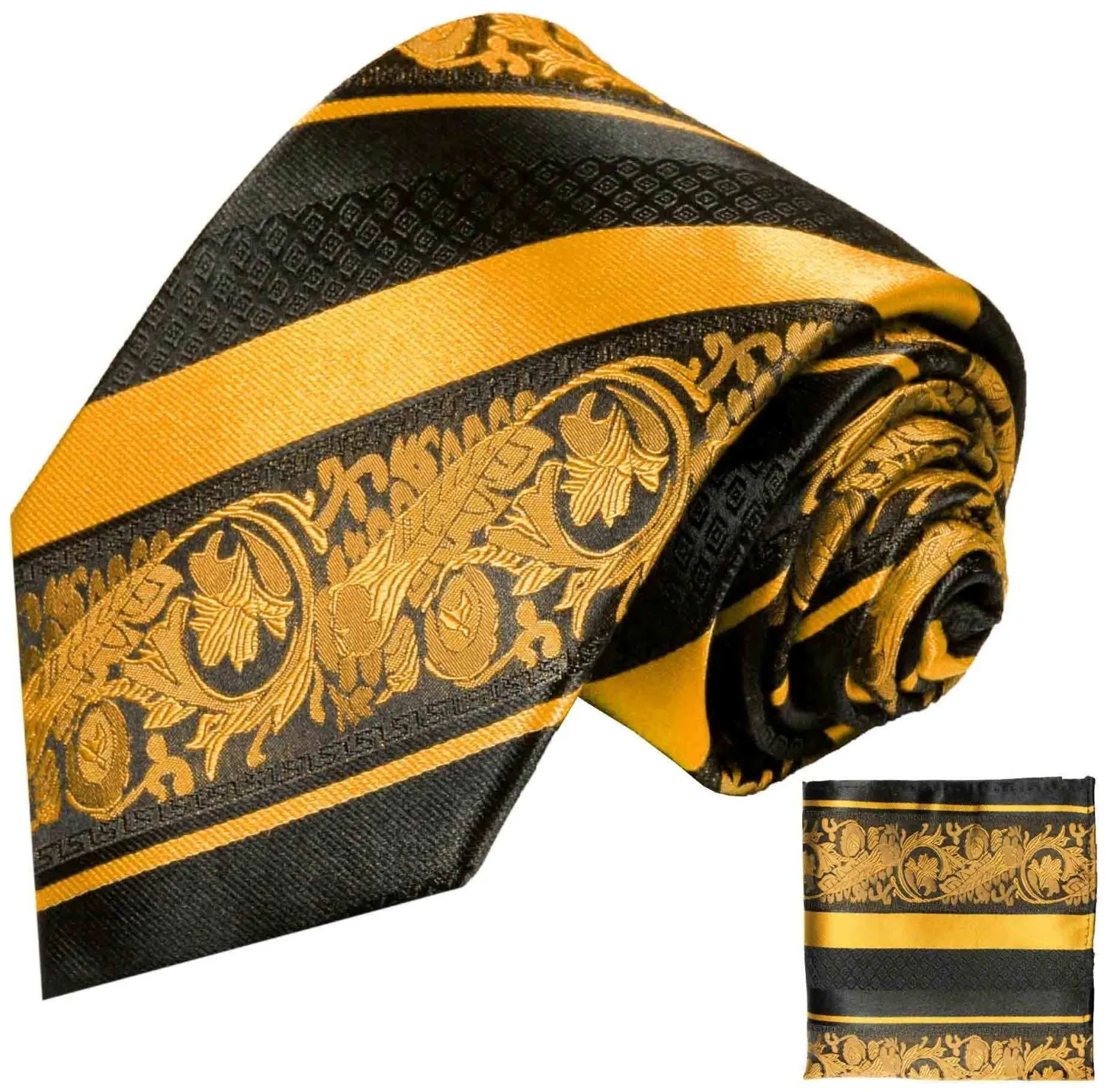 Exciting Silk Necktie Set by Paul Malone