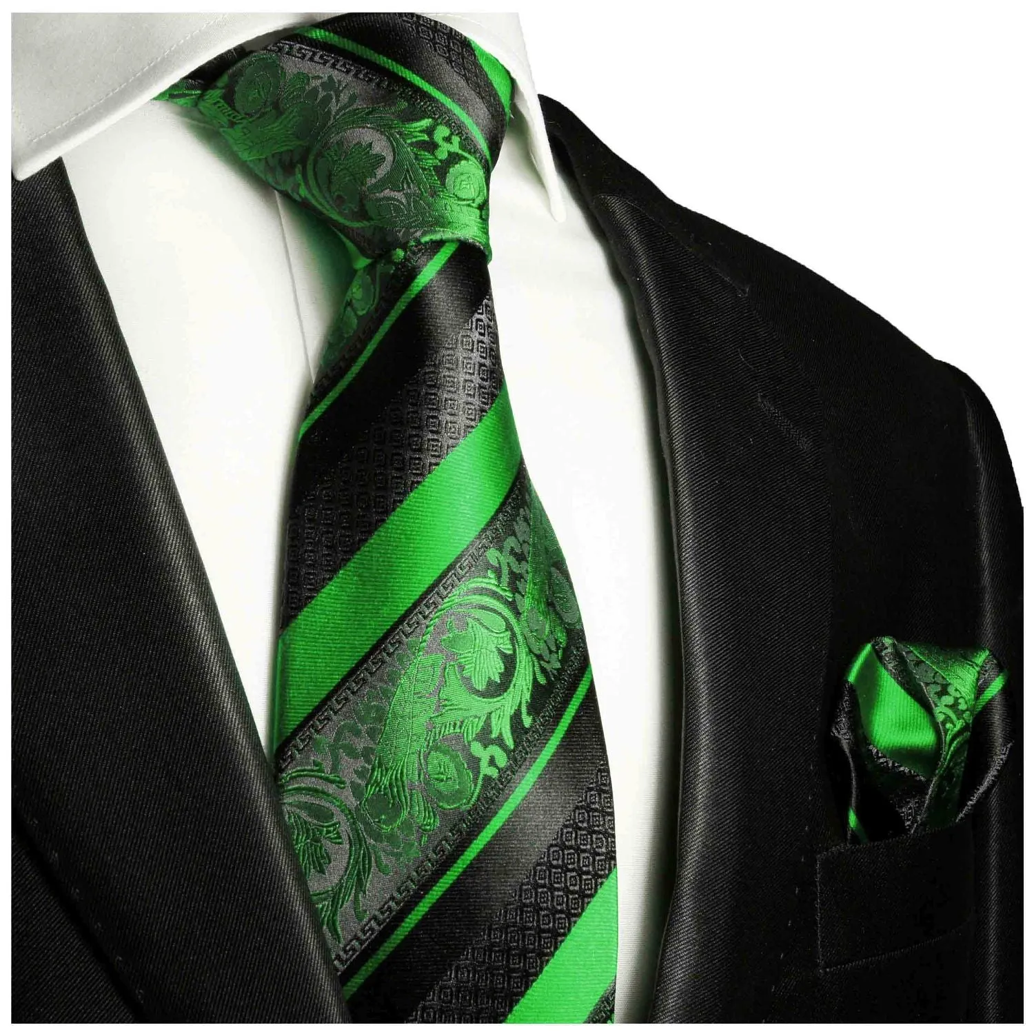 Exciting Silk Necktie Set by Paul Malone