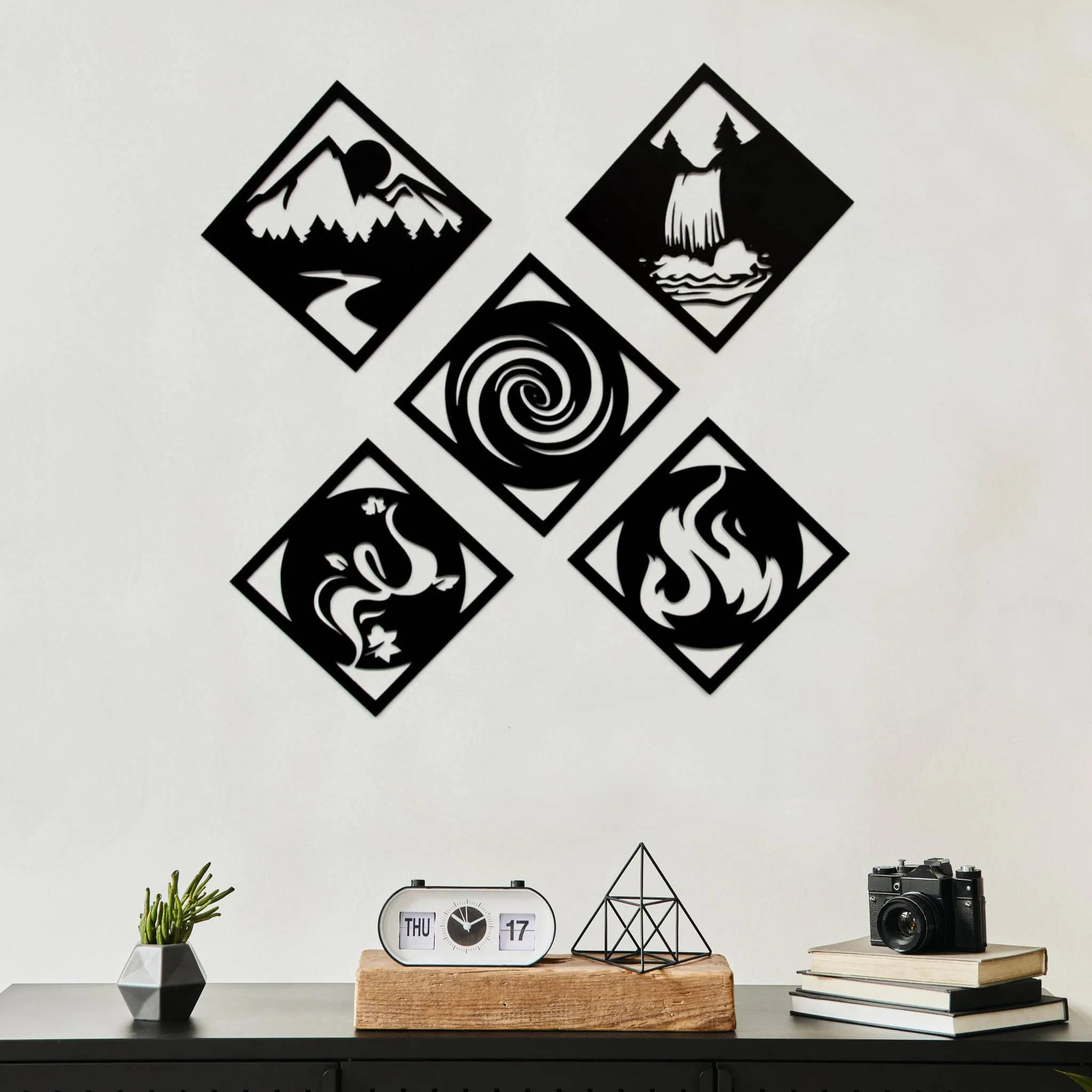 Five Elements - Metal Wall Art