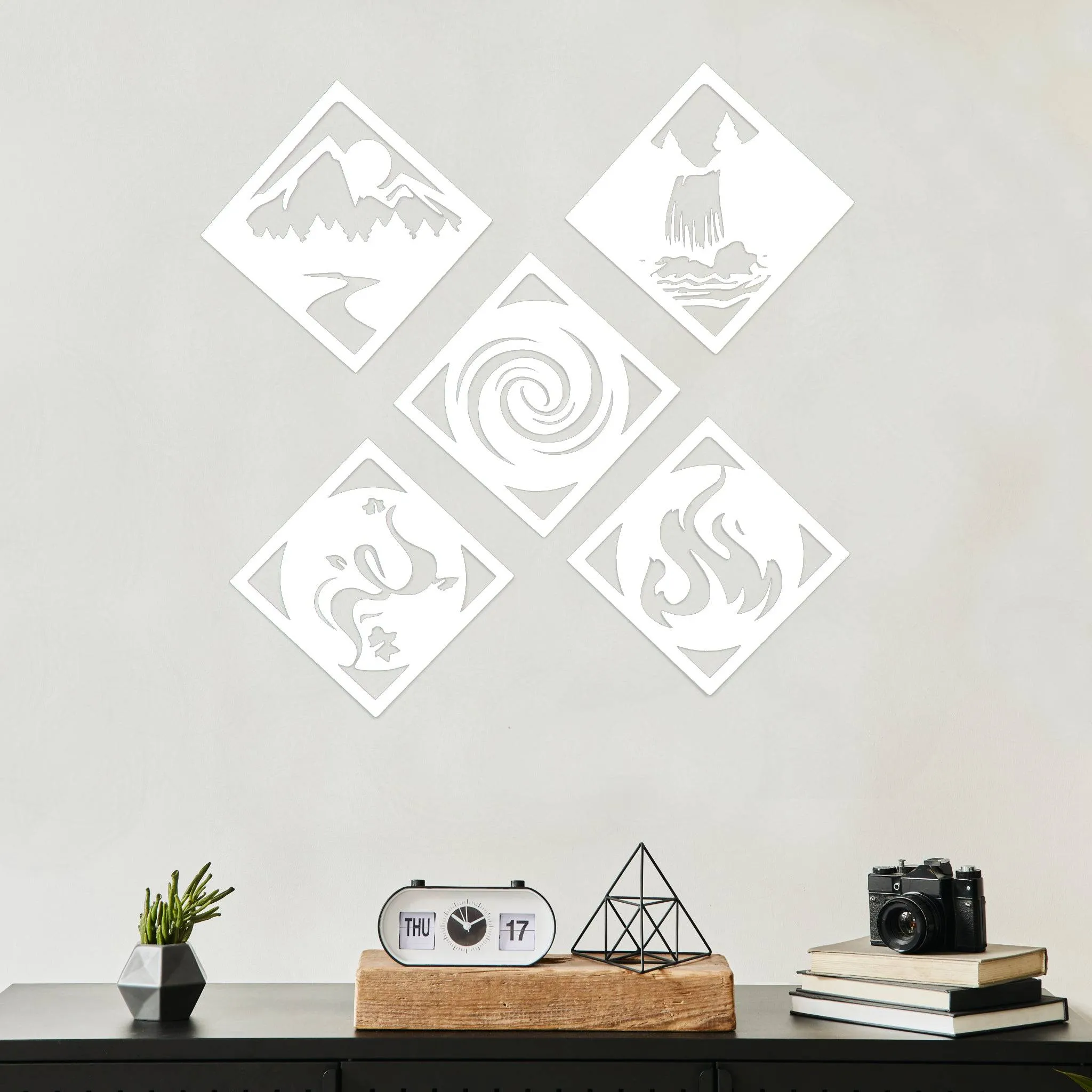 Five Elements - Metal Wall Art