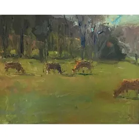 Graze -Oil Painting 8x11