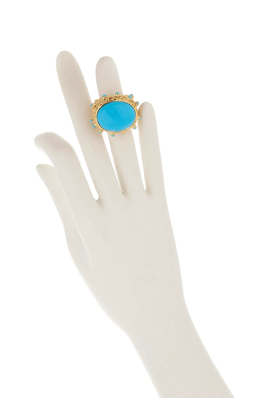 ISHARYA MOON BALI Turquoise Cocktail Ring