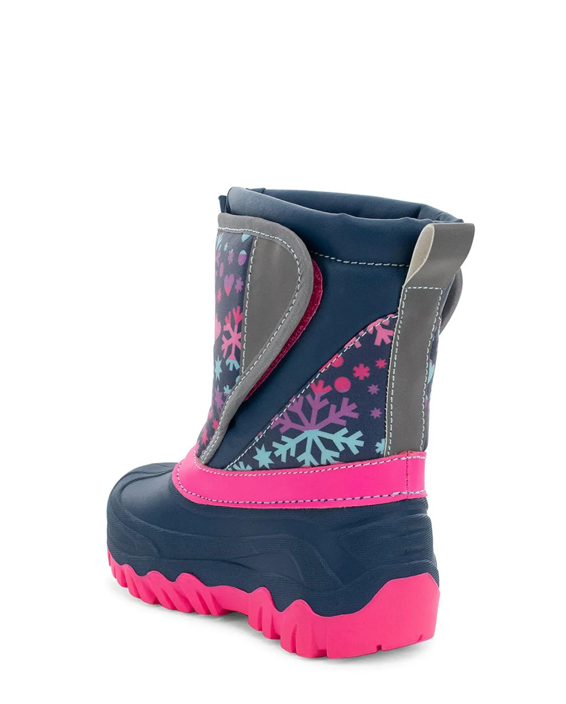 Kids Selah Faux Fur Cold Weather Boot - Navy