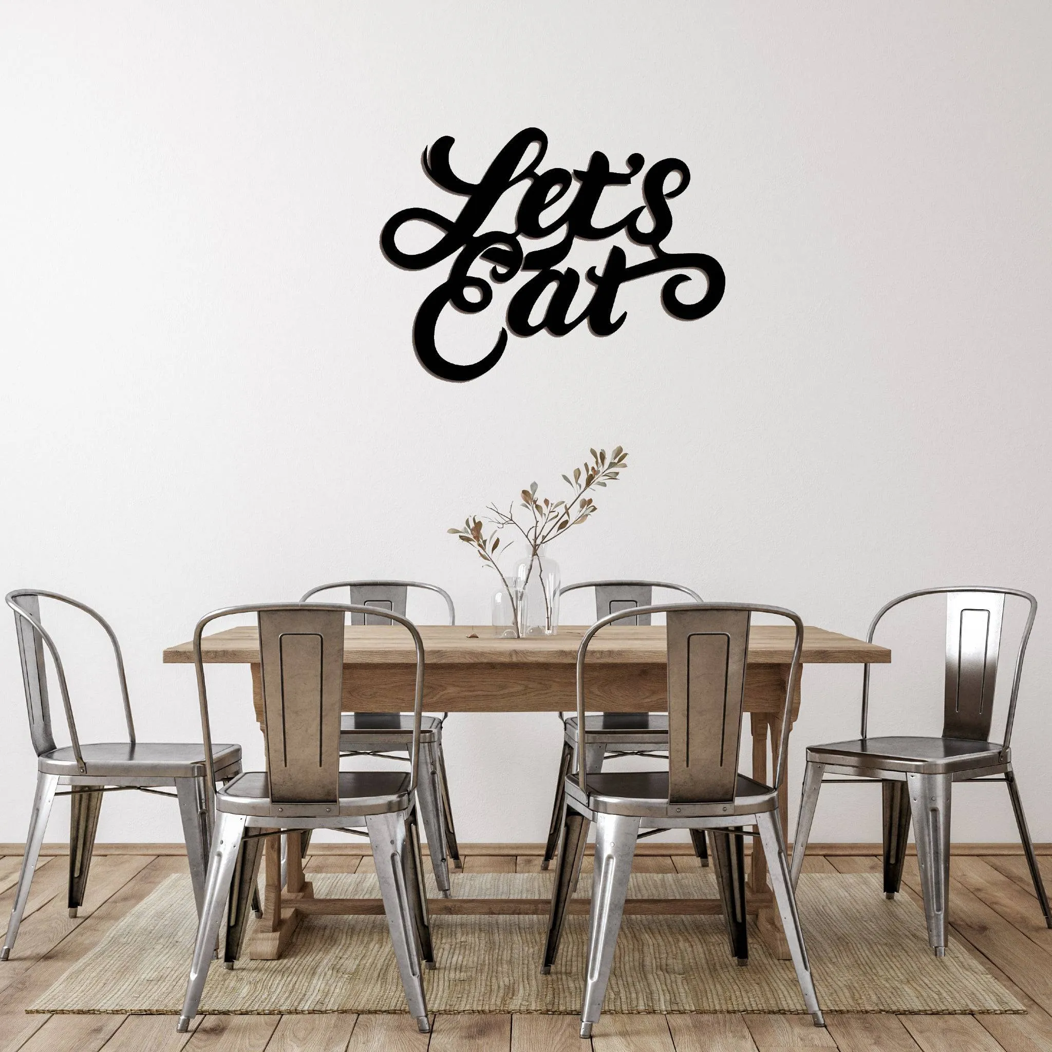 Let's Eat - Metal Wall Art