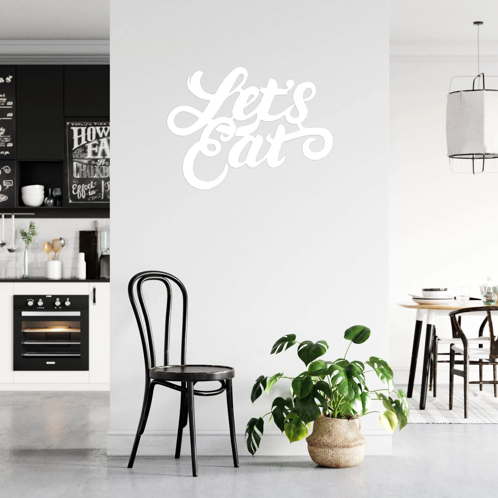 Let's Eat - Metal Wall Art