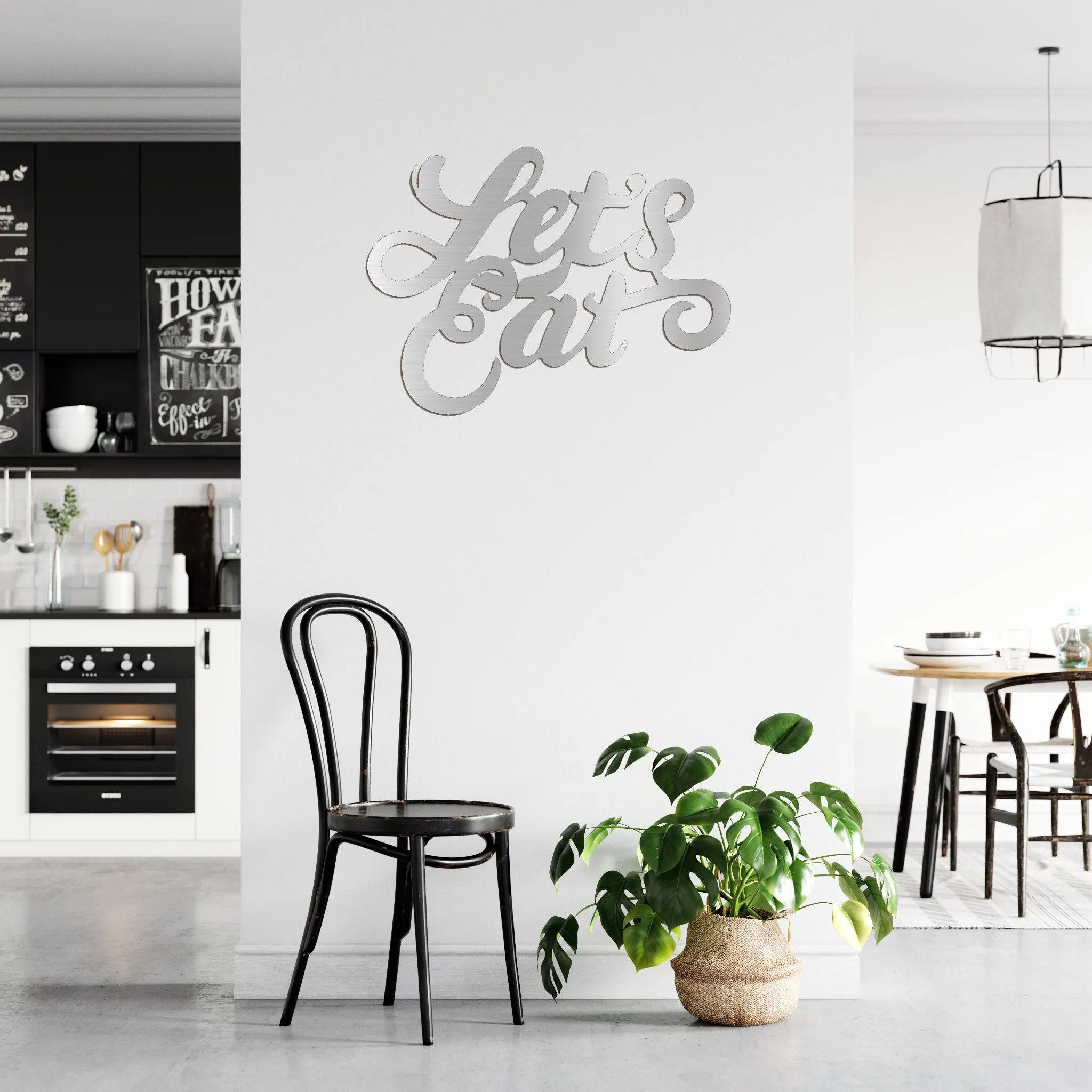 Let's Eat - Metal Wall Art