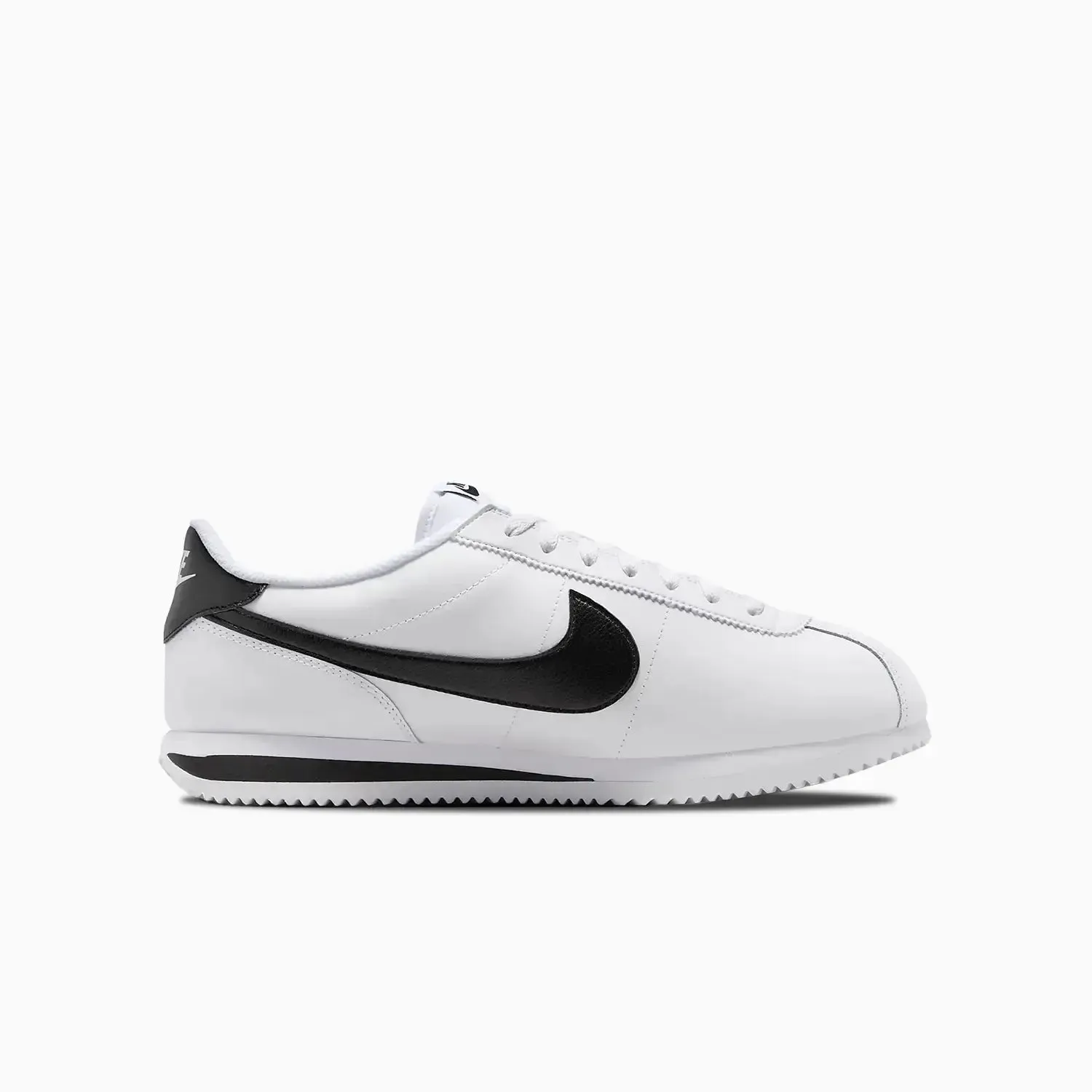 Men's Cortez Leather "Black White" Shoes