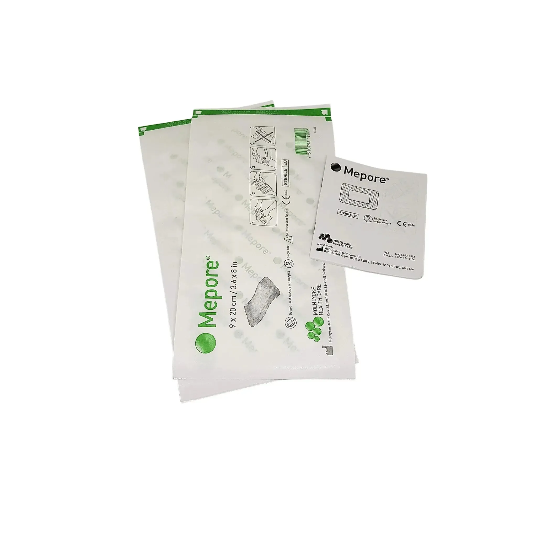 Mepore adhesive dressing 9cm x 20cm-10 Dressing