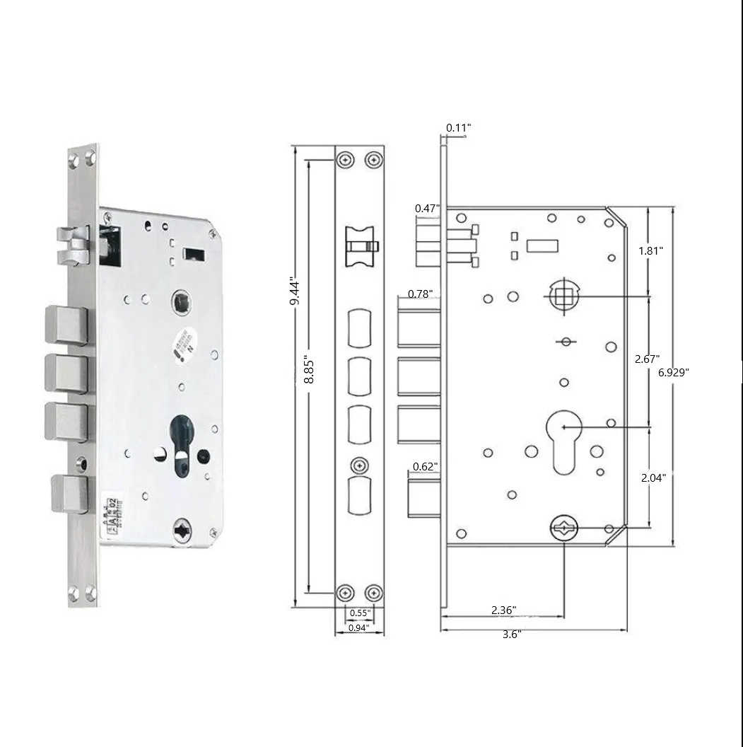 PASSION BLACK-Smart Entry Door Lock Built-in Camera App Control Push the Bell Instant notification Auto Capture Feature