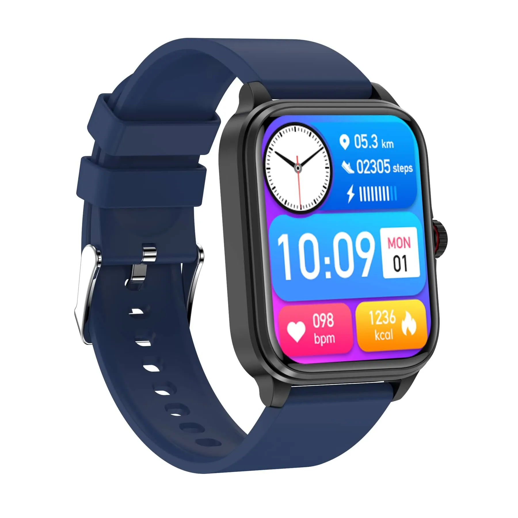 PH90 Large 1.91-inch Full-touch Screen Non-invasive Blood Glucose Fashion Health Smart Watch