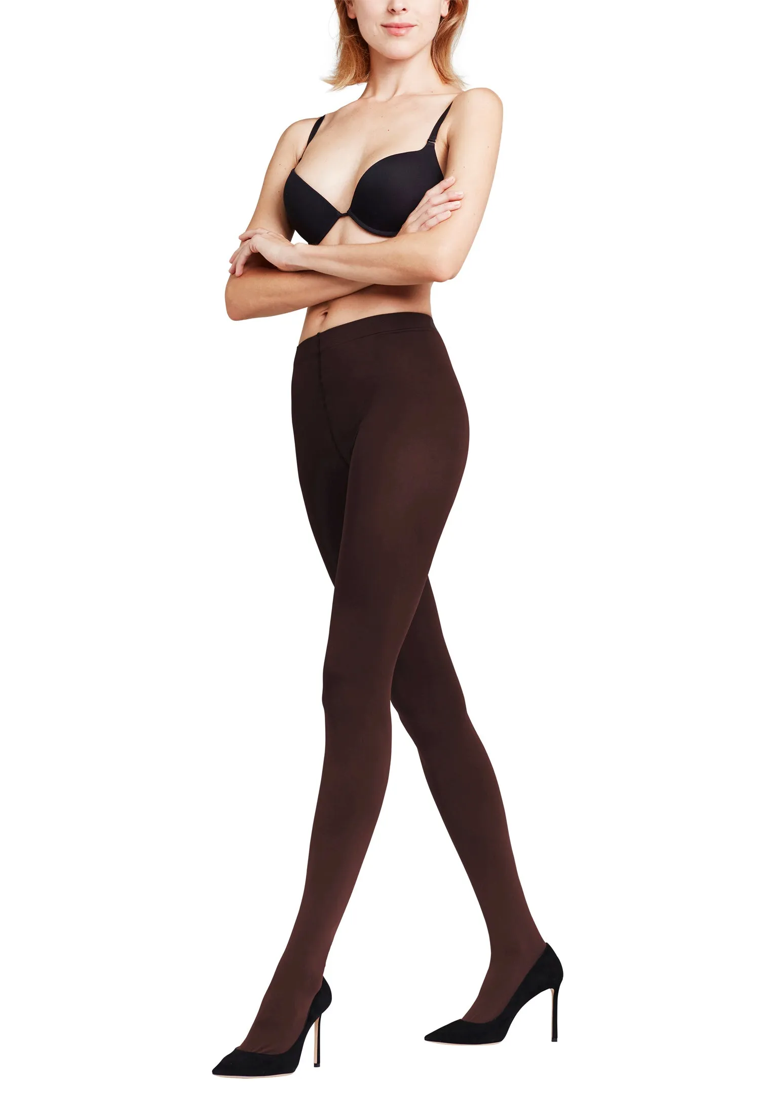 Pure Matt 100 Women's 100 Denier Tights | Cigar 40110-5229