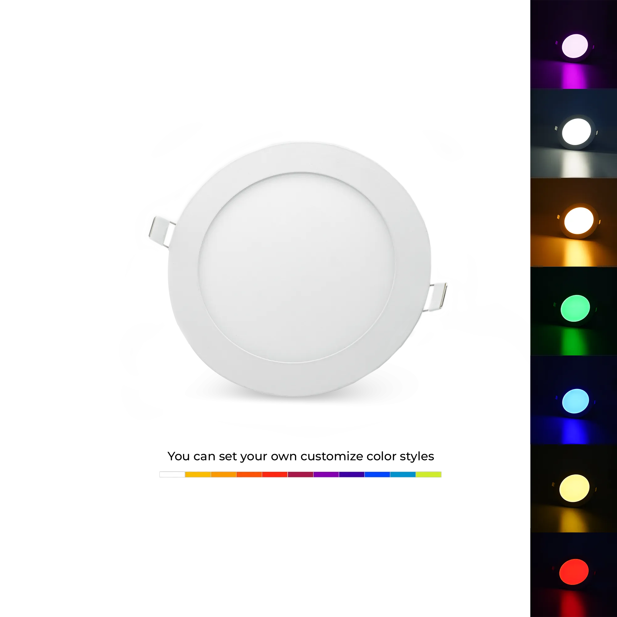 Slim RGB Downlight 12W