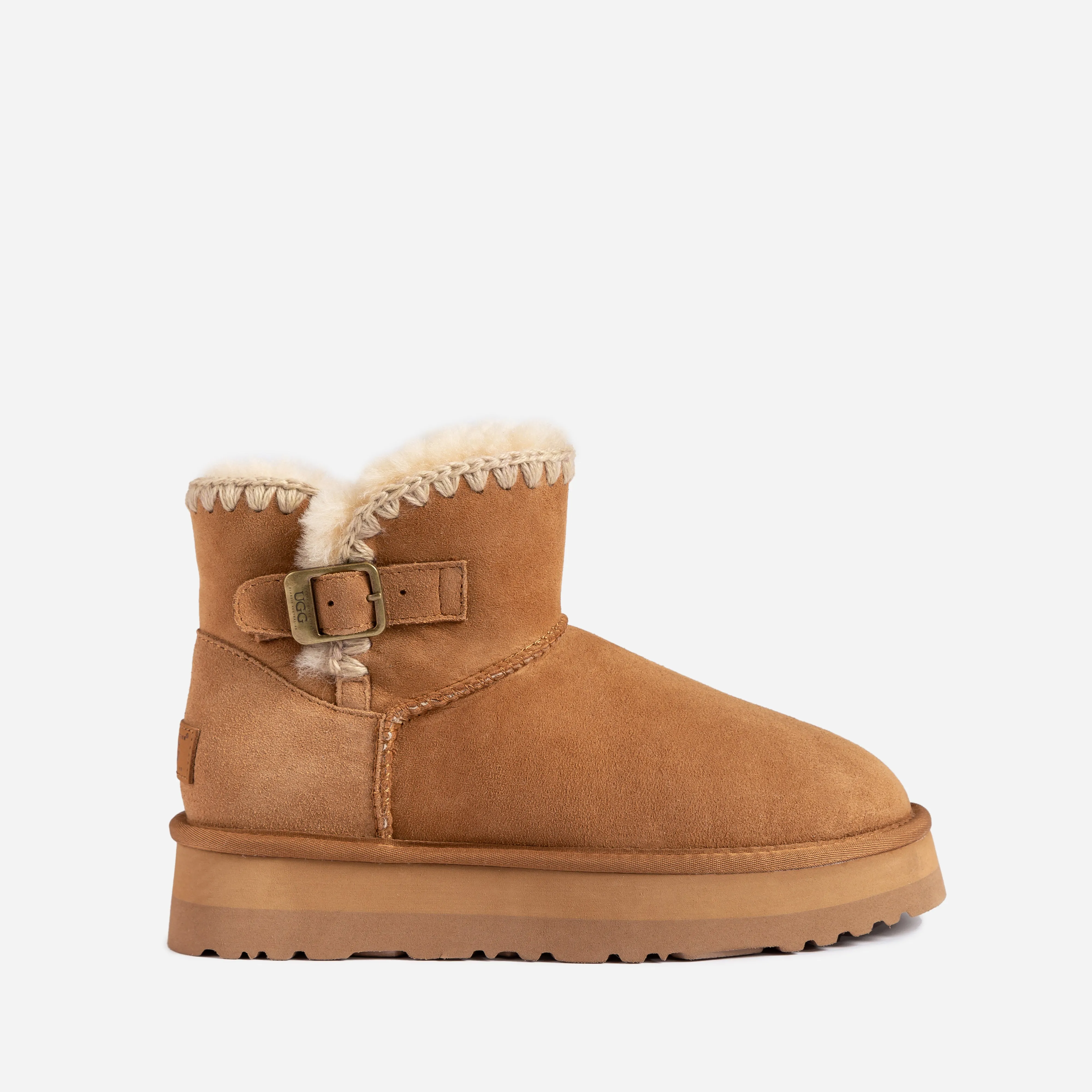 Ugg Eskimo Buckled Platform Mini Boots