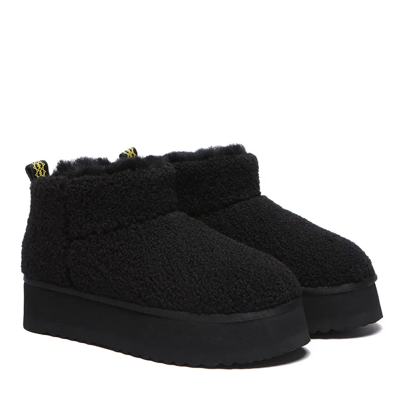 ULTIMATE Sheepskin Comfy Boots Platform