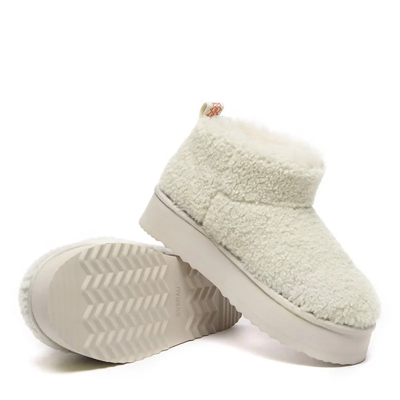 ULTIMATE Sheepskin Comfy Boots Platform