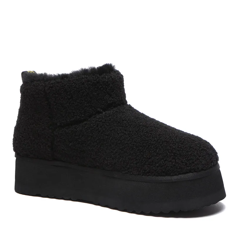 ULTIMATE Sheepskin Comfy Boots Platform