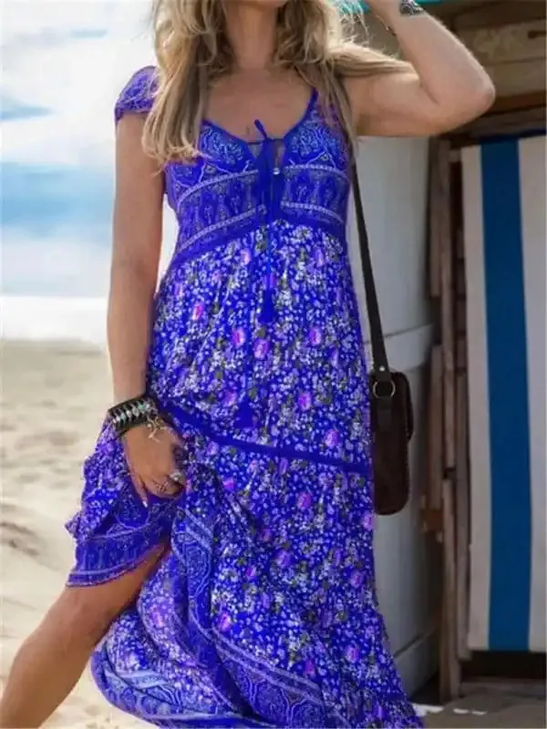 Women’s Bohemian Print Resort Dress