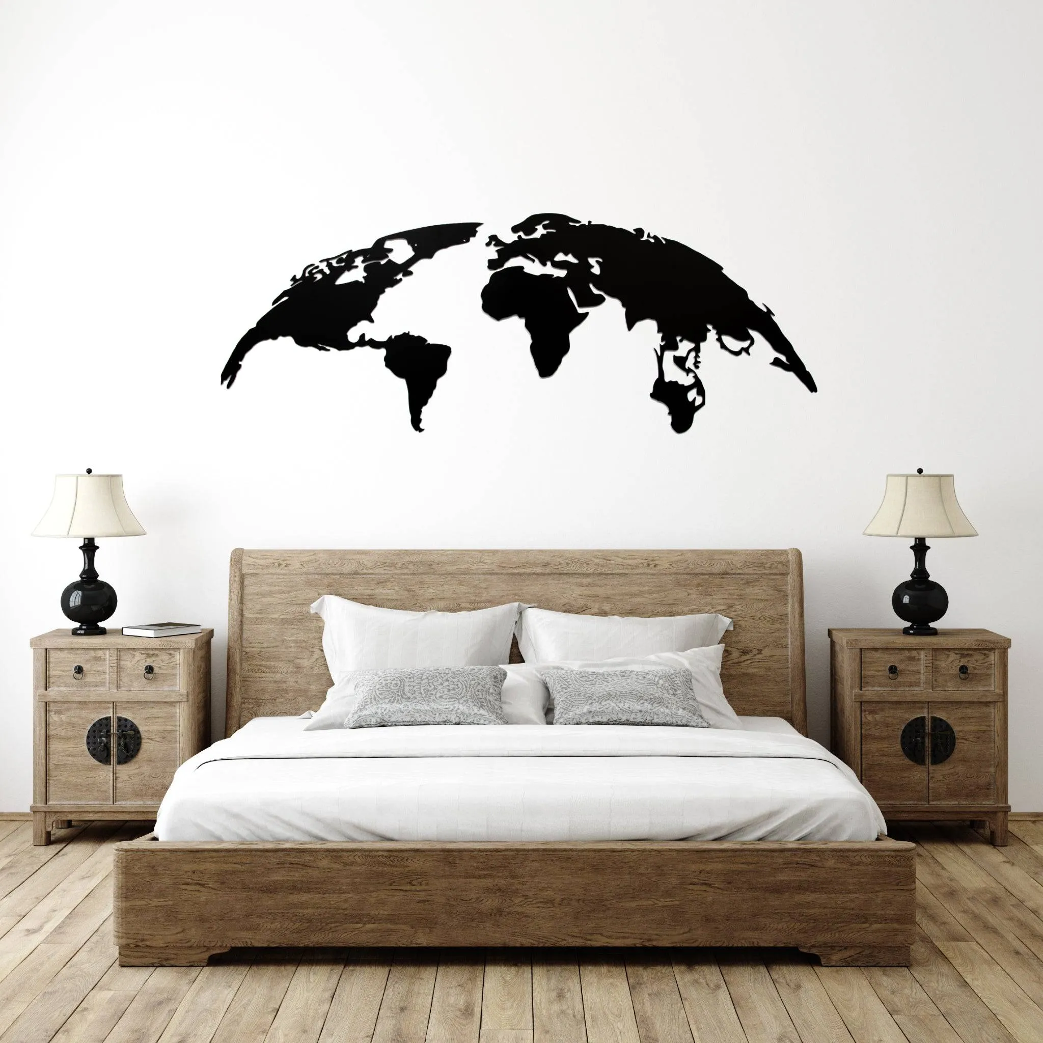 World Map - Metal Wall Art