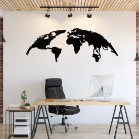 World Map - Metal Wall Art